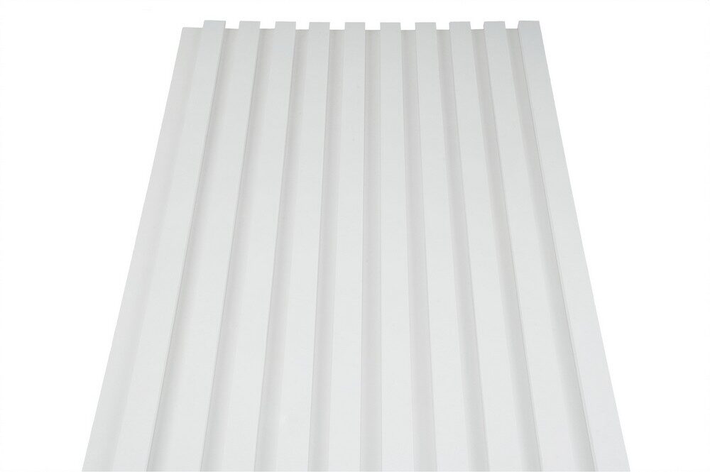 Lamele dekoracyjne na białej płycie 275x45cm BIAŁE - obrazek 4