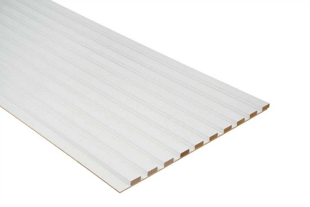 Lamele dekoracyjne na białej płycie 275x45cm BIAŁE - obrazek 3