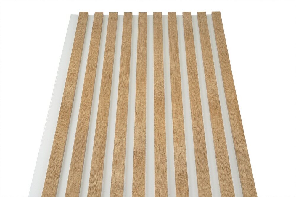 Lamele dekoracyjne na białej płycie 275x45cm DĄB CATINA - obrazek 4