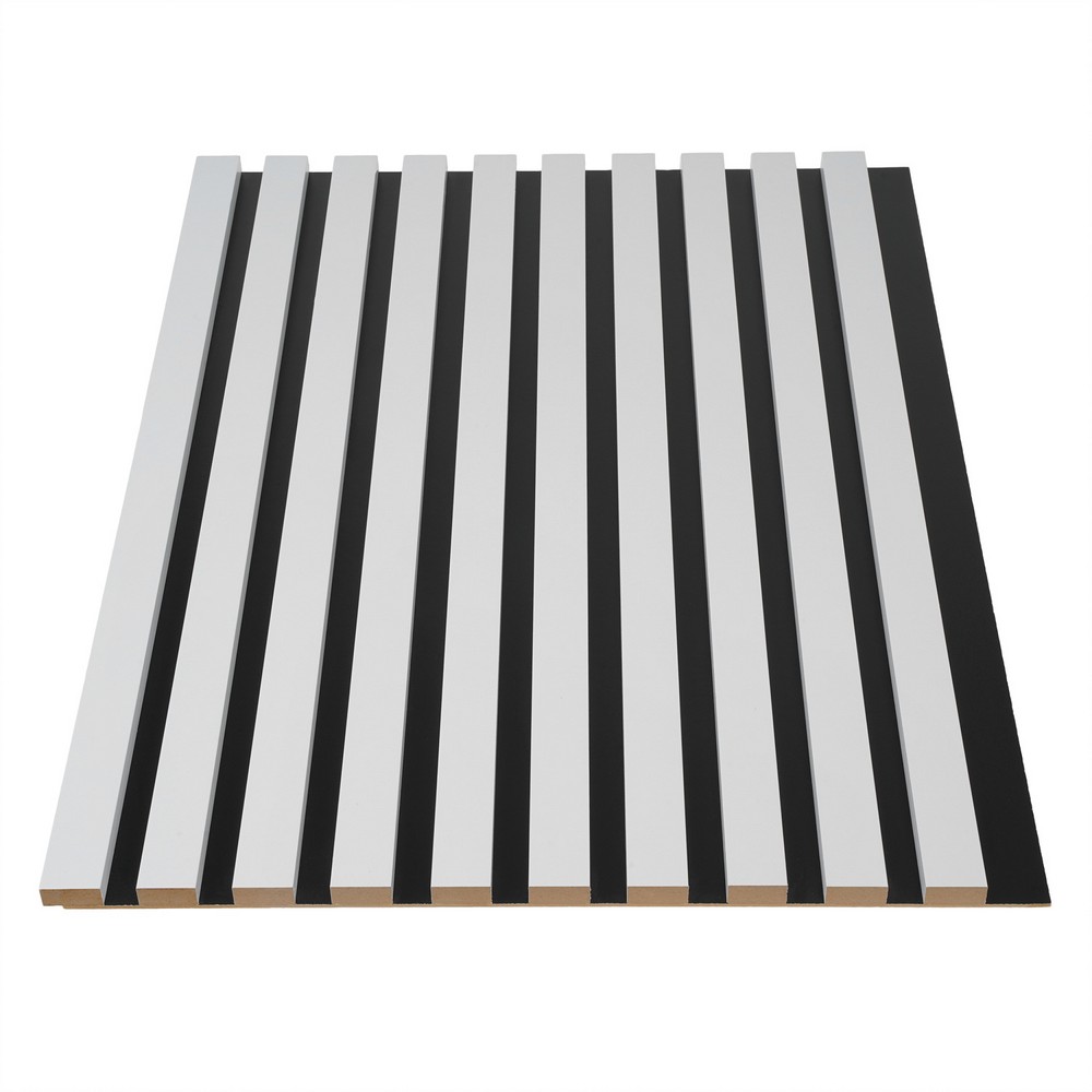 Lamele dekoracyjne na filcu 275x45cm panele ścienne BIAŁE - obrazek 5