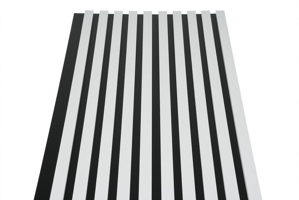 Lamele dekoracyjne na filcu 275x45cm panele ścienne BIAŁE - obrazek 3