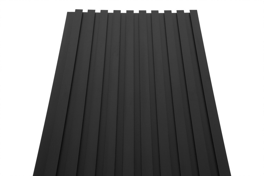 Lamele dekoracyjne na filcu 275x45cm panele ścienne CZARNE - obrazek 3