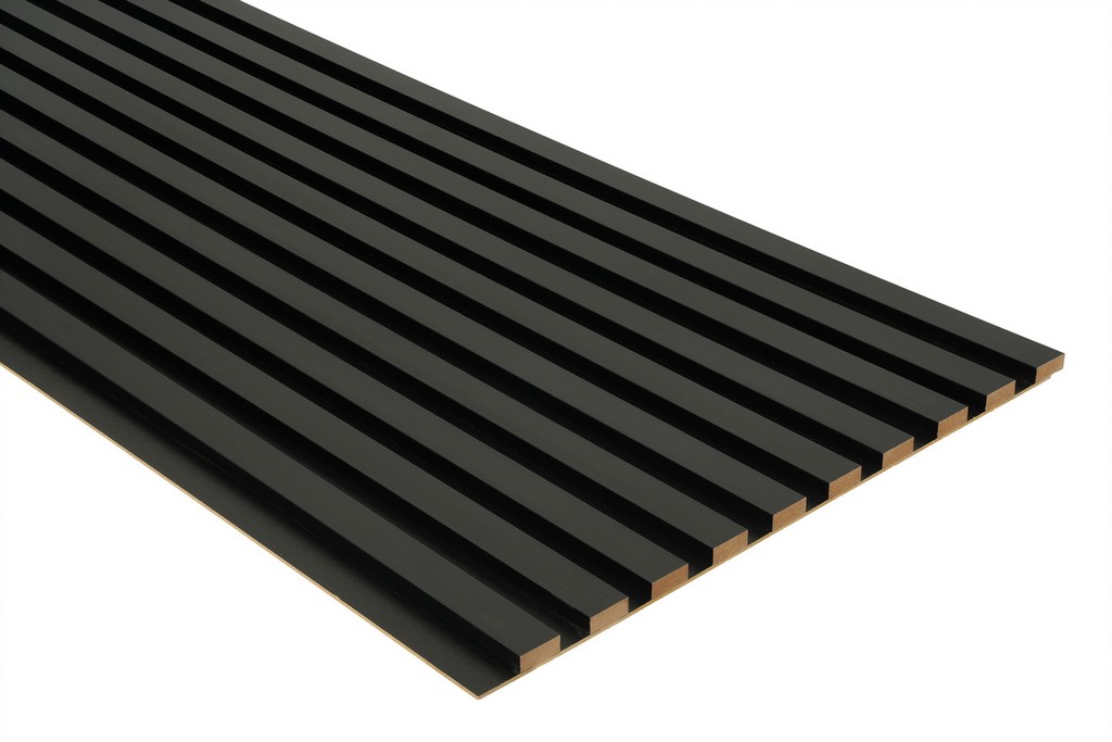 Lamele dekoracyjne na filcu 275x45cm panele ścienne CZARNE - obrazek 4