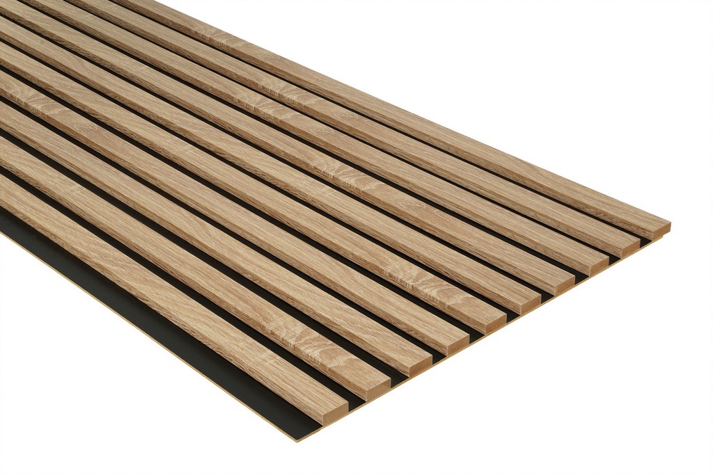 Lamele dekoracyjne na filcu 275x45cm panele ścienne DĄB SONOMA - obrazek 4