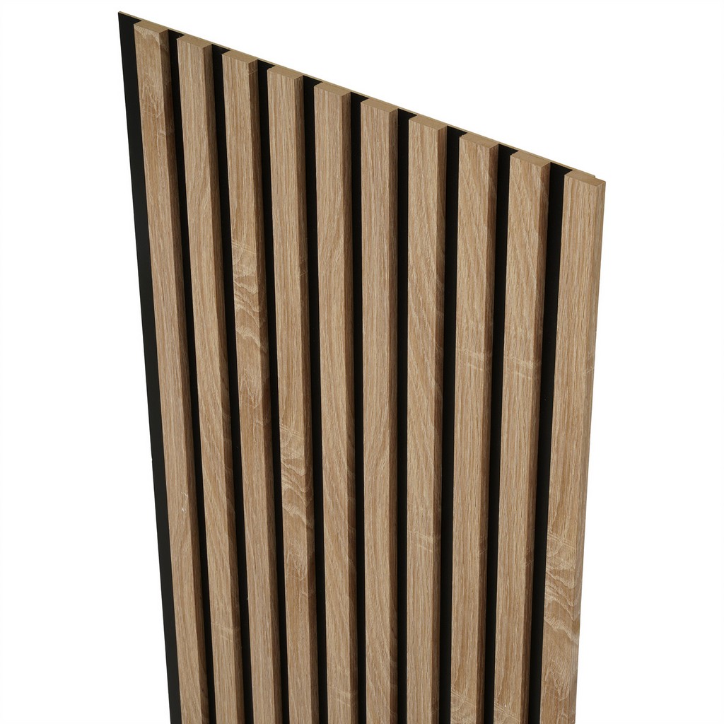 Lamele dekoracyjne na filcu 275x45cm panele ścienne DĄB SONOMA