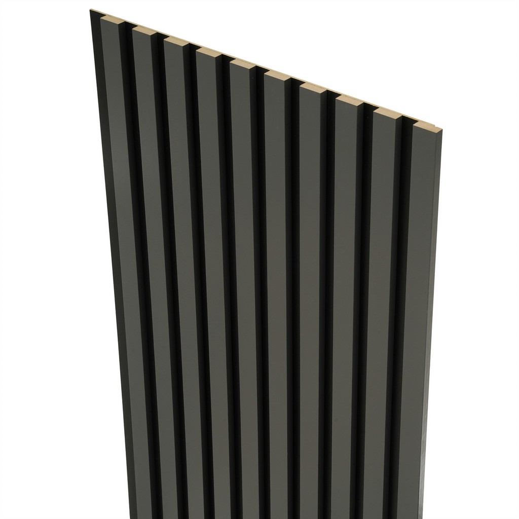 Lamele dekoracyjne na filcu 275x45cm panele ścienne GRAFIT