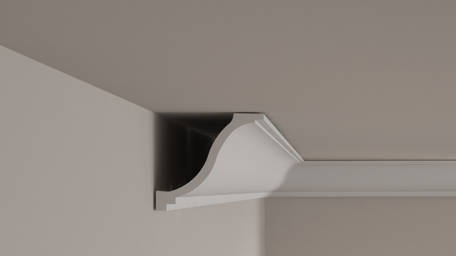 Listwa sufitowa dekoracyjna 22 cm LSZ2
