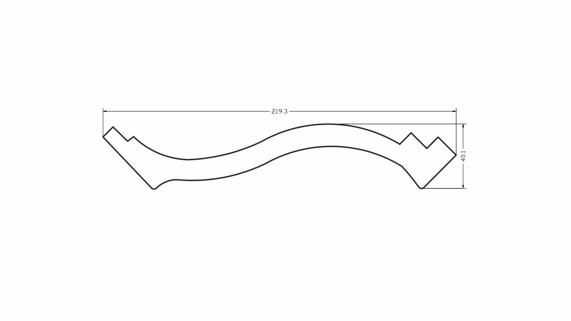 Listwa sufitowa dekoracyjna 22 cm LSZ2 - obrazek 4