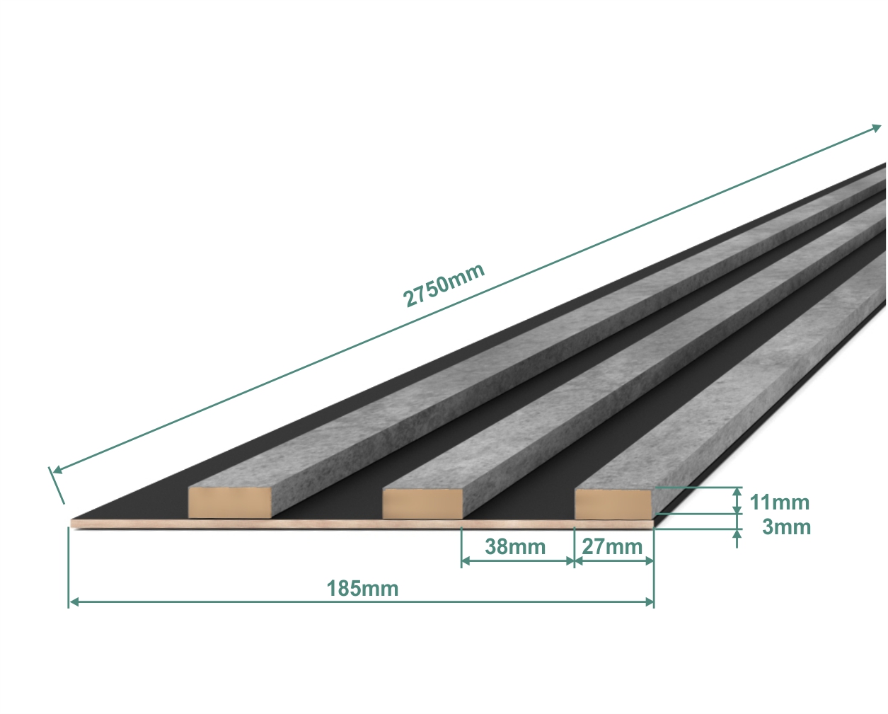 Lamele na płycie EKO Beton - obrazek 7