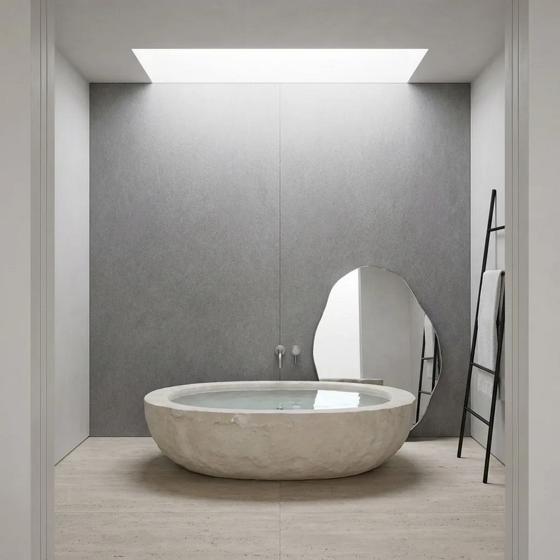 Panel węglowy ścienny Cemento Grigio Szary - obrazek 6