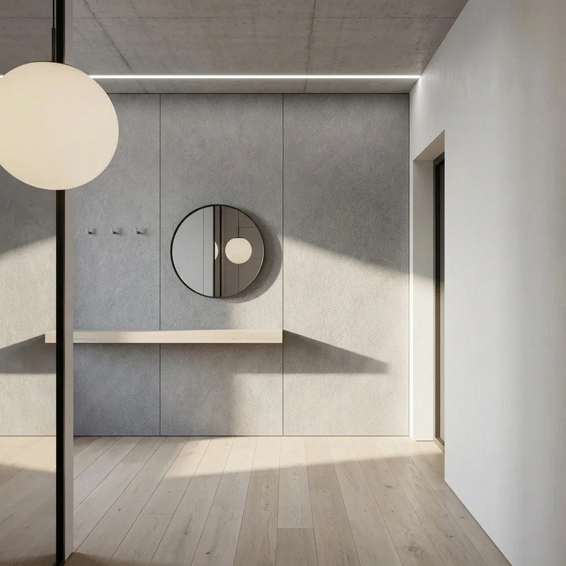 Panel węglowy ścienny Cemento Grigio Szary - obrazek 2