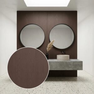 Panel węglowy ścienny Rovere Wood Cacao Ciemny brąz
