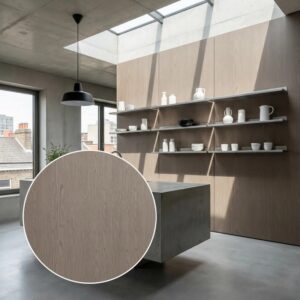 Panel węglowy ścienny szarobrązowy Rovere Wood